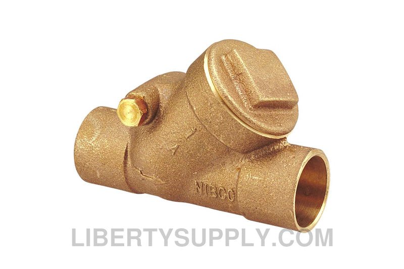 NIBCO S-413-Y-X 1-1/2" FSC Swing Bronze Check Valve NJ74W0C