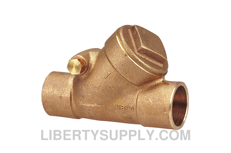 NIBCO S-433-B-X 3" FSC Swing Bronze Check Valve NJ7JW0F