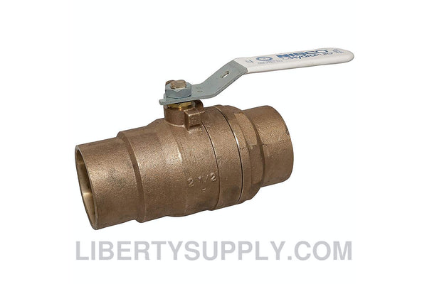 NIBCO S-580-66-LF-LL 2-1/2" FSC LF Ball Valve NJ85HXE