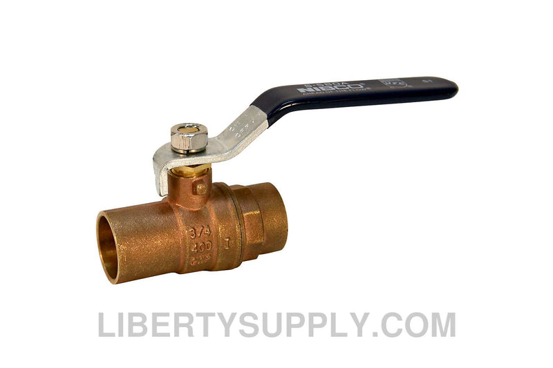 NIBCO S-580-A 3/4" FSC Brass Ball Valve NJ96008