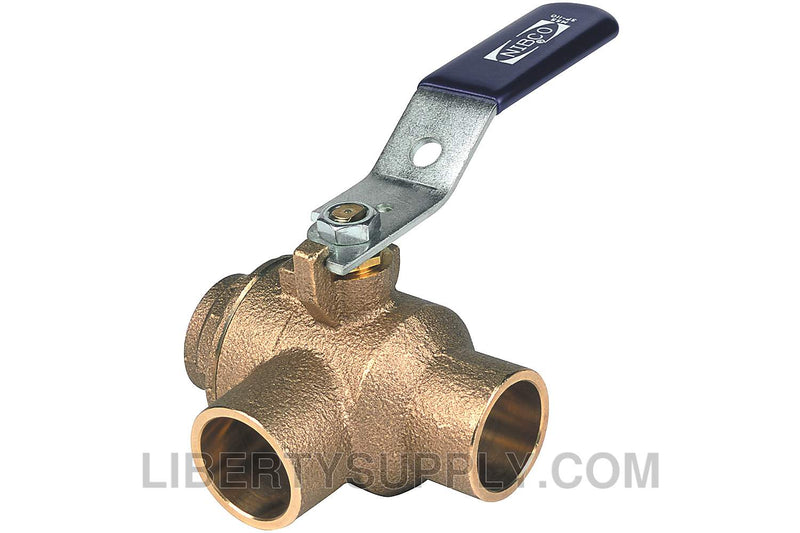 NIBCO S-585-70-66-W3 1/2" FSC Bronze Ball Valve NJ83L16