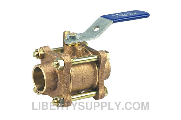 NIBCO S-590-Y-66-NS 1-1/4" FSC Bronze Ball Valve NJ91H4B