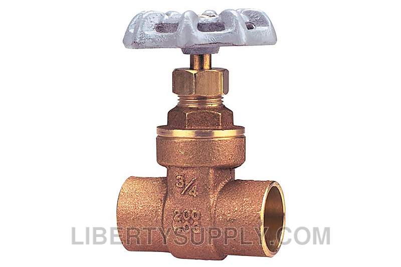 NIBCO SI-8 3" Solder Brass Gate Valve N00126F