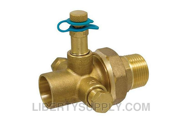 NIBCO SMT-1800 1/2" SDR x 1/2" MPT Union Balancing Valve NMU1306