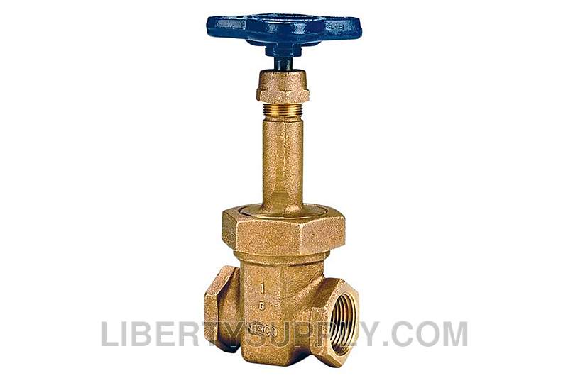 NIBCO T-124 3" FIPT Bronze Gate Valve NL0Z00F