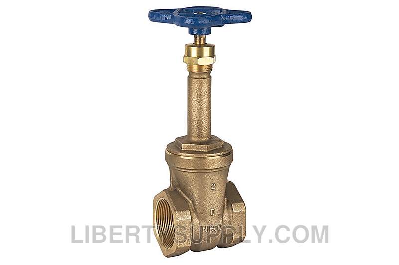 NIBCO T-131 1-1/4" FIPT Bronze Gate Valve NL1C00B