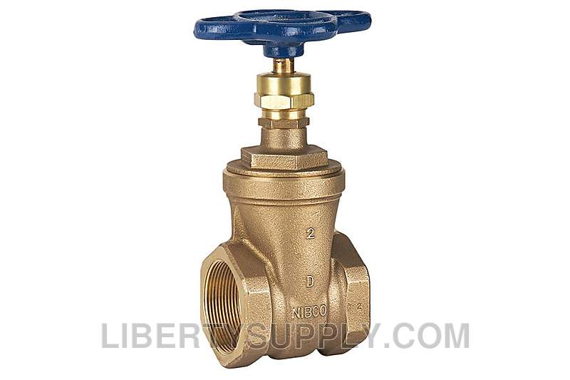 NIBCO T-133 2-1/2" FIPT Bronze Gate Valve NL1J00E