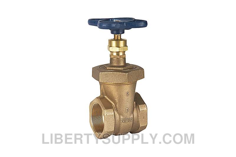 NIBCO T-136 2-1/2" FIPT Bronze Gate Valve NL1T00E