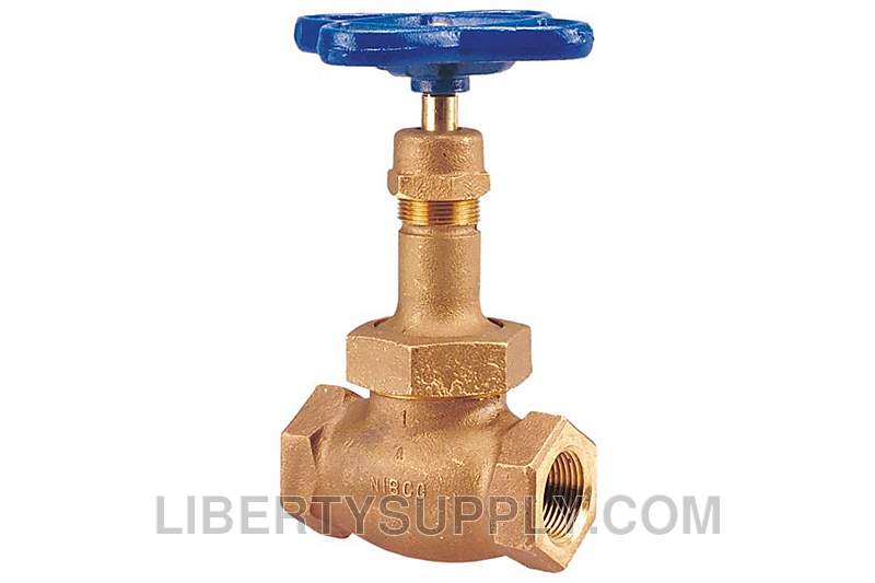 NIBCO T-256-AP 1" FIPT Bronze Globe Valve NL3MN0A