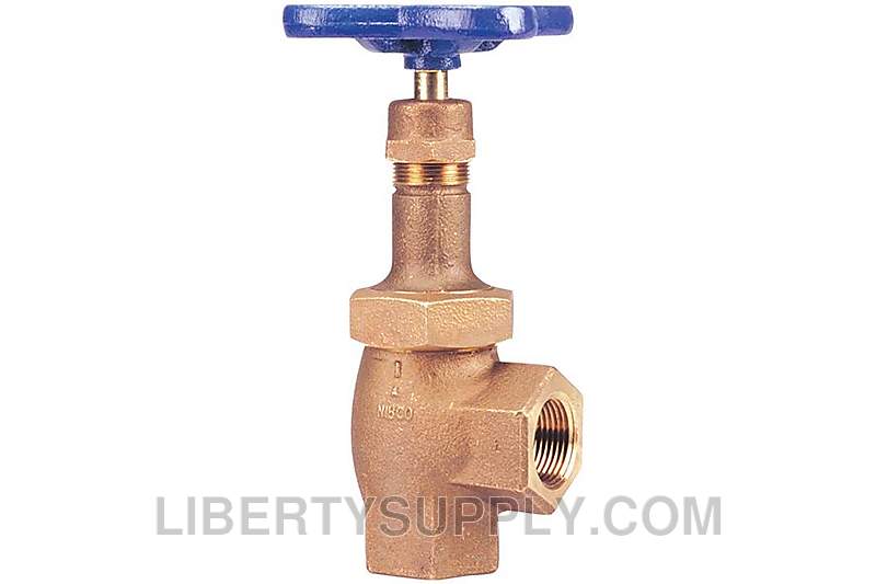 NIBCO T-375-B 2-1/2" FIPT Bronze Angle Valve NL6300E