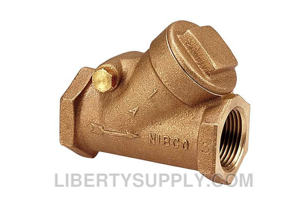 NIBCO T-413-Y 1-1/4" FIPT Bronze Check Valve NL7400B