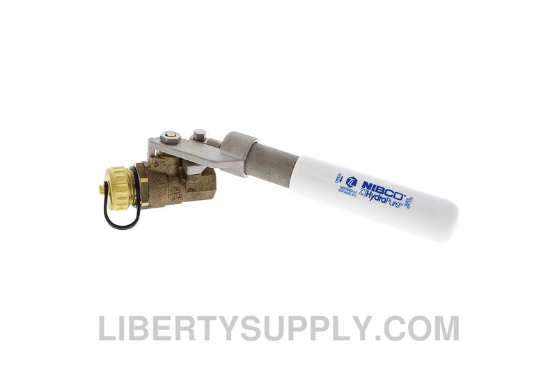 NIBCO T58580LFHCSR 3/4" FIPT x Hose Cap & Chain LF Ball Valve  NLB95ZH8