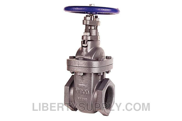 NIBCO T-619 4" FIPT Cast Iron Gate Valve NLAC00H