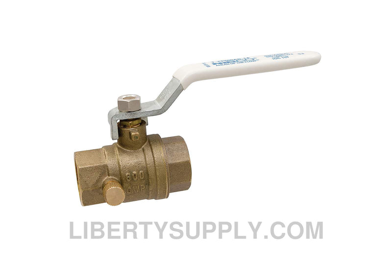 NIBCO T-FP-600-AD-LF 1/2" FIPT Bronze Ball Valve NL999X6