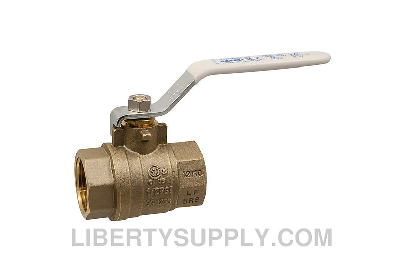 NIBCO T-FP600A-LF 2" FIPT Brass Ball Valve NL998XD