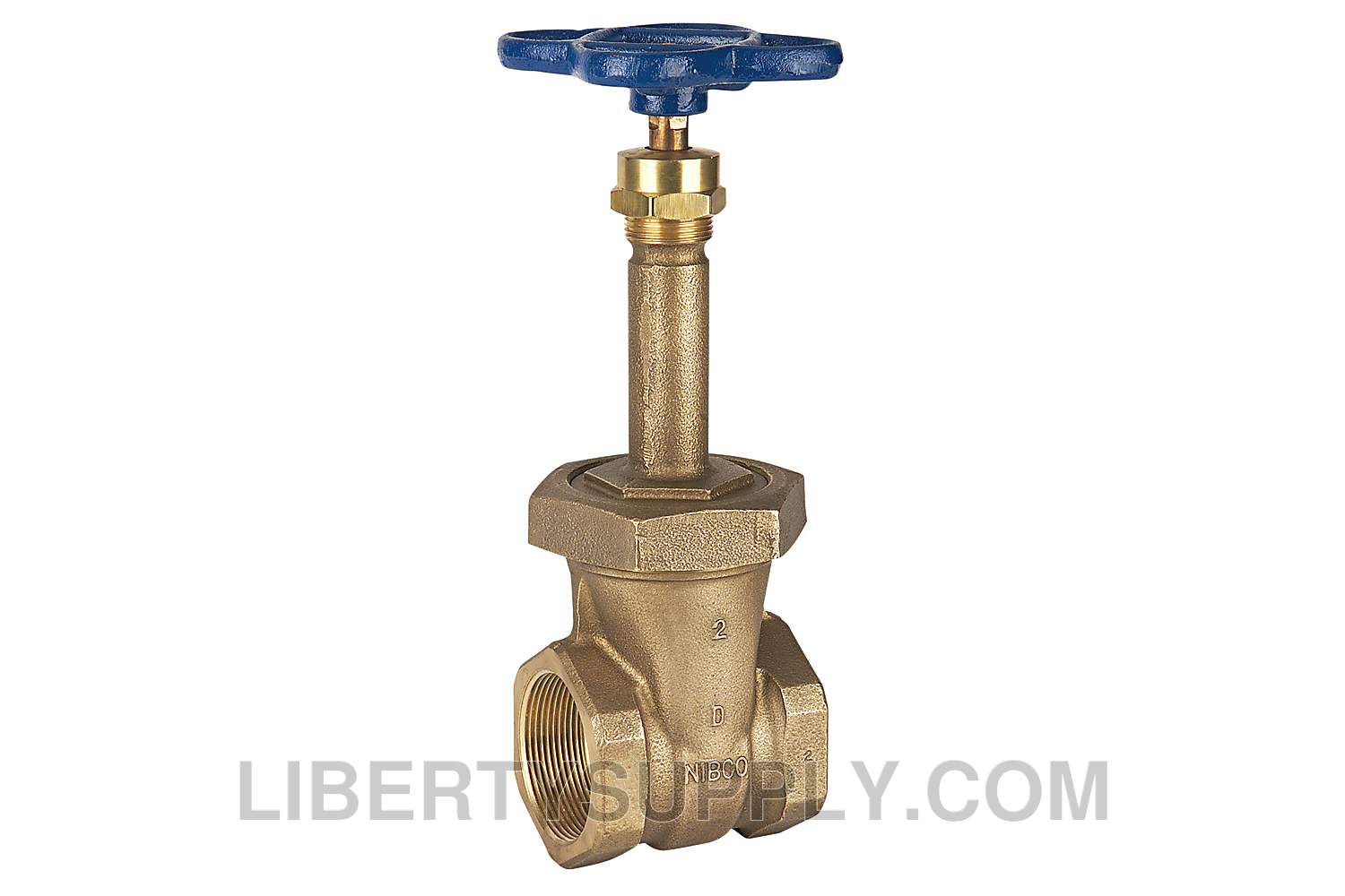 NIBCO T-134-STP 3/4" FIPT Bronze Gate Valve NL1M028