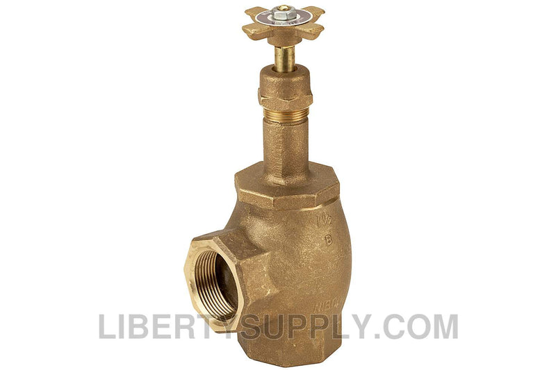 NIBCO T-311-Y-K 1" Bronze Angle Valve NL4KD0A