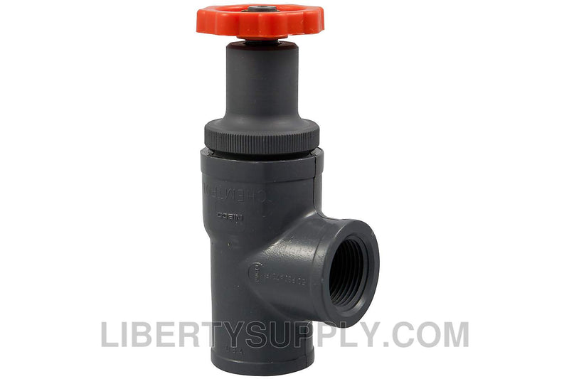 NIBCO T-45-AC-V 3/4" PVC Sch 80 Chemtrol Specialty Valve MA518A8