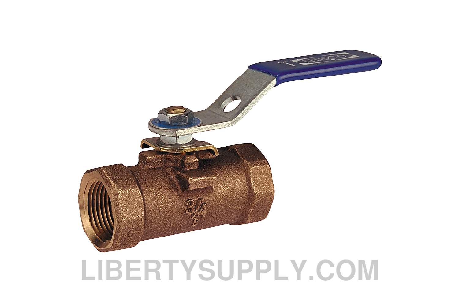 NIBCO T-560-BRY-20 3/4" FIPT Bronze Ball Valve NL94108