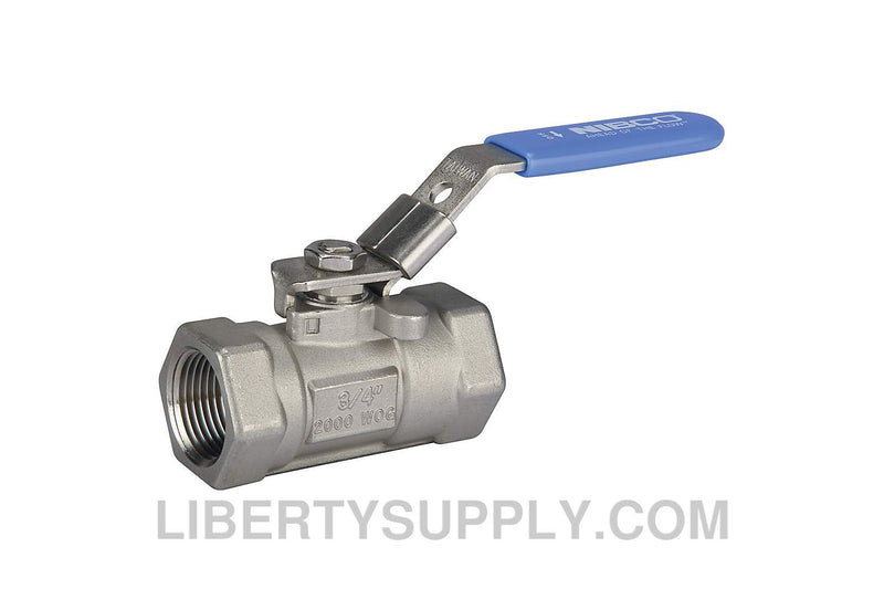 NIBCO T-560-S6R-66-FS-LL 3/4" FIPT Stainless Steel Ball Valve NL944K8P