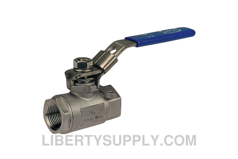 NIBCO T-580-S6R-66-LL 2" FIPT Stainless Steel Ball Valve NL94Q7D