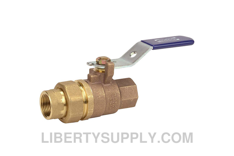 NIBCO T-585-70-66-SU 2" FIPT x FIPT Union End Bronze Ball Valve NL95FHD