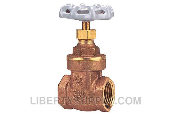 NIBCO TI-8 3/8" FIPT Brass Gate Valve N001165