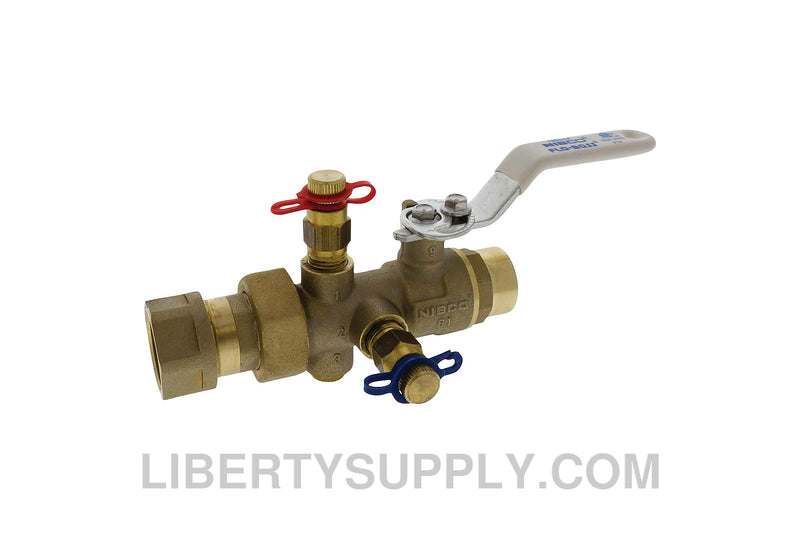 NIBCO TS-1805-66-V3 3/4" x 1" FIP x SWT Manual Balancing Valve NMFS128CA8