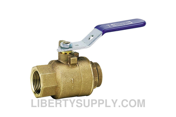 NIBCO TS-585-70 1" FIPT x FSC Bronze Ball Valve NL95A0A