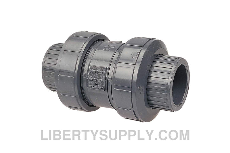 NIBCO S-45-BC-V 4" PVC Sch 80 Chemtrol Ball-Check Valve MA801AH