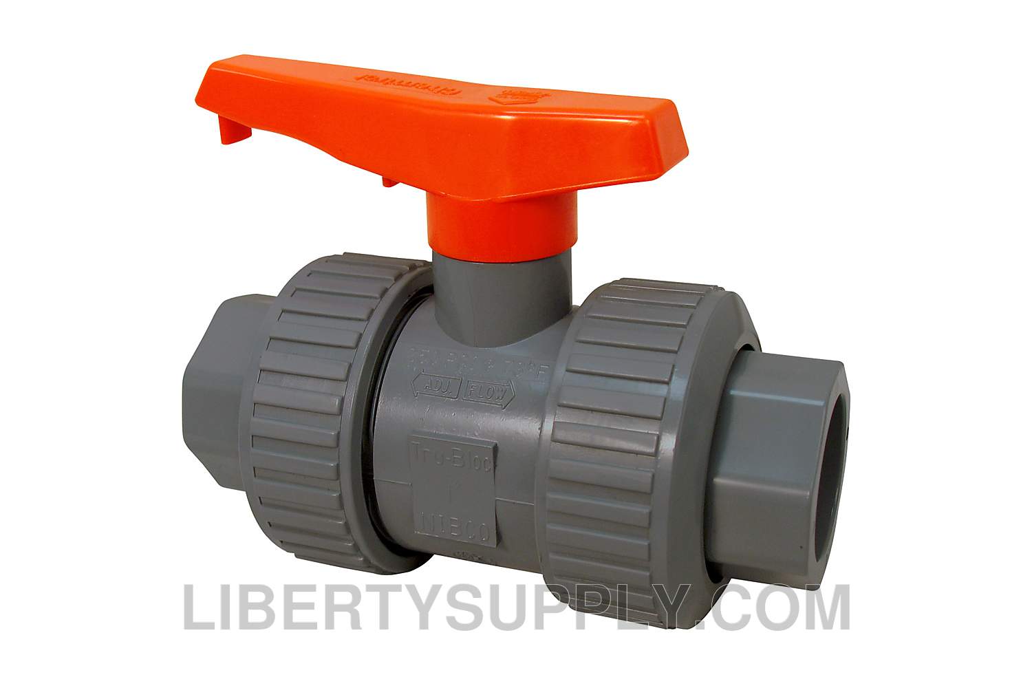 NIBCO U-45-TB-V 1-1/4" PVC Sch 80 Chemtrol Ball Valve MA930UB