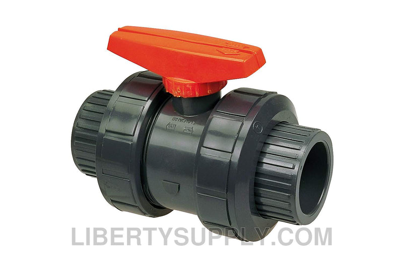 NIBCO S-45-TB-E 4" PVC Sch 80 Chemtrol Ball Valve MA611AH