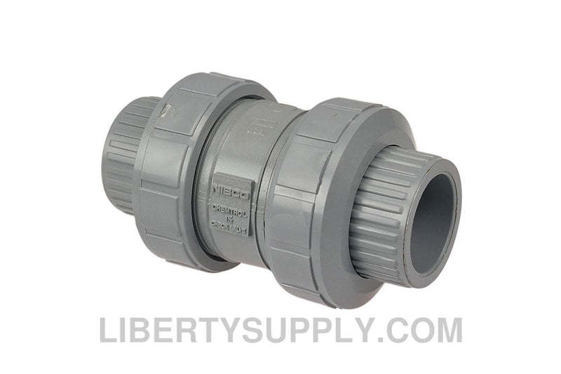 NIBCO U-51-BC-V 3/4" CPVC Sch 80 Chemtrol Ball-Check Valve MB801U8