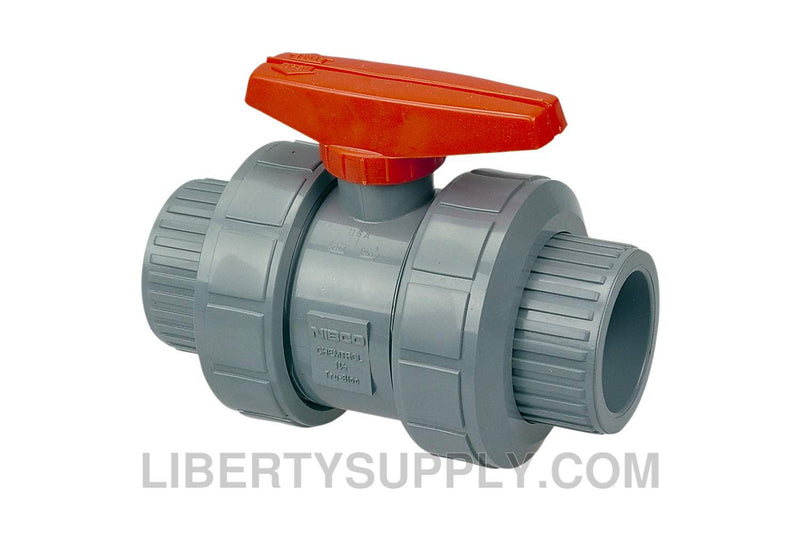 NIBCO S-51-TB-E 4" CPVC Sch 80 Chemtrol Ball Valve MB611AH