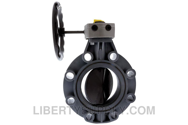 NIBCO W-45-BG-E-3 8" PVC Sch 80 Chemtrol Butterfly Valve MA214AL