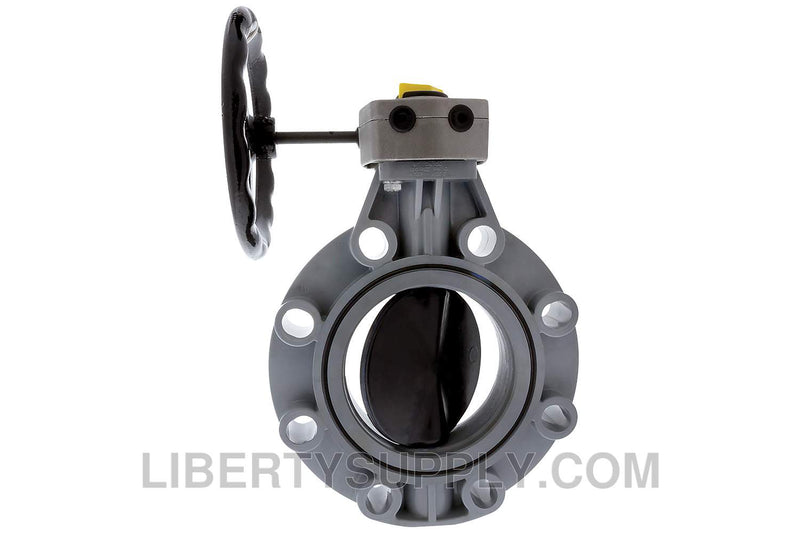 NIBCO W-51-BG-E-0 10" CPVC Sch 80 Chemtrol Butterfly Valve MB210AM