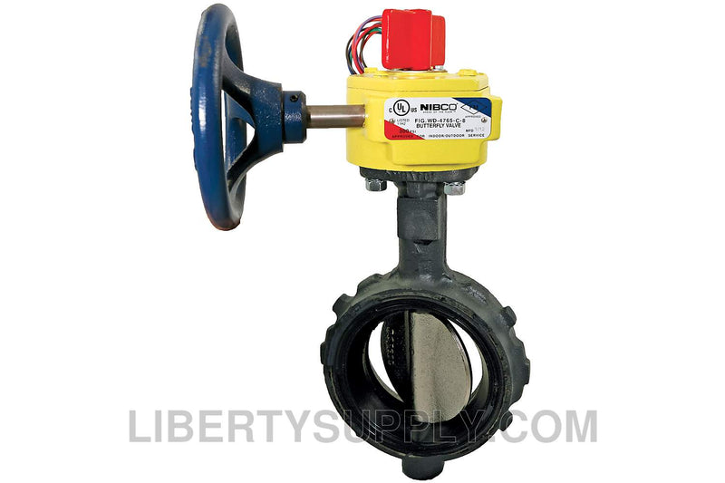 NIBCO WD-3510-C-8 4" Wafer Ductile Iron Butterfly Valve NLH807H