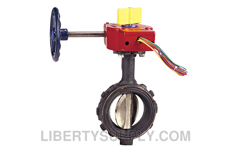 NIBCO WD-3510 8" Wafer Ductile Iron Butterfly Valve NLH800L