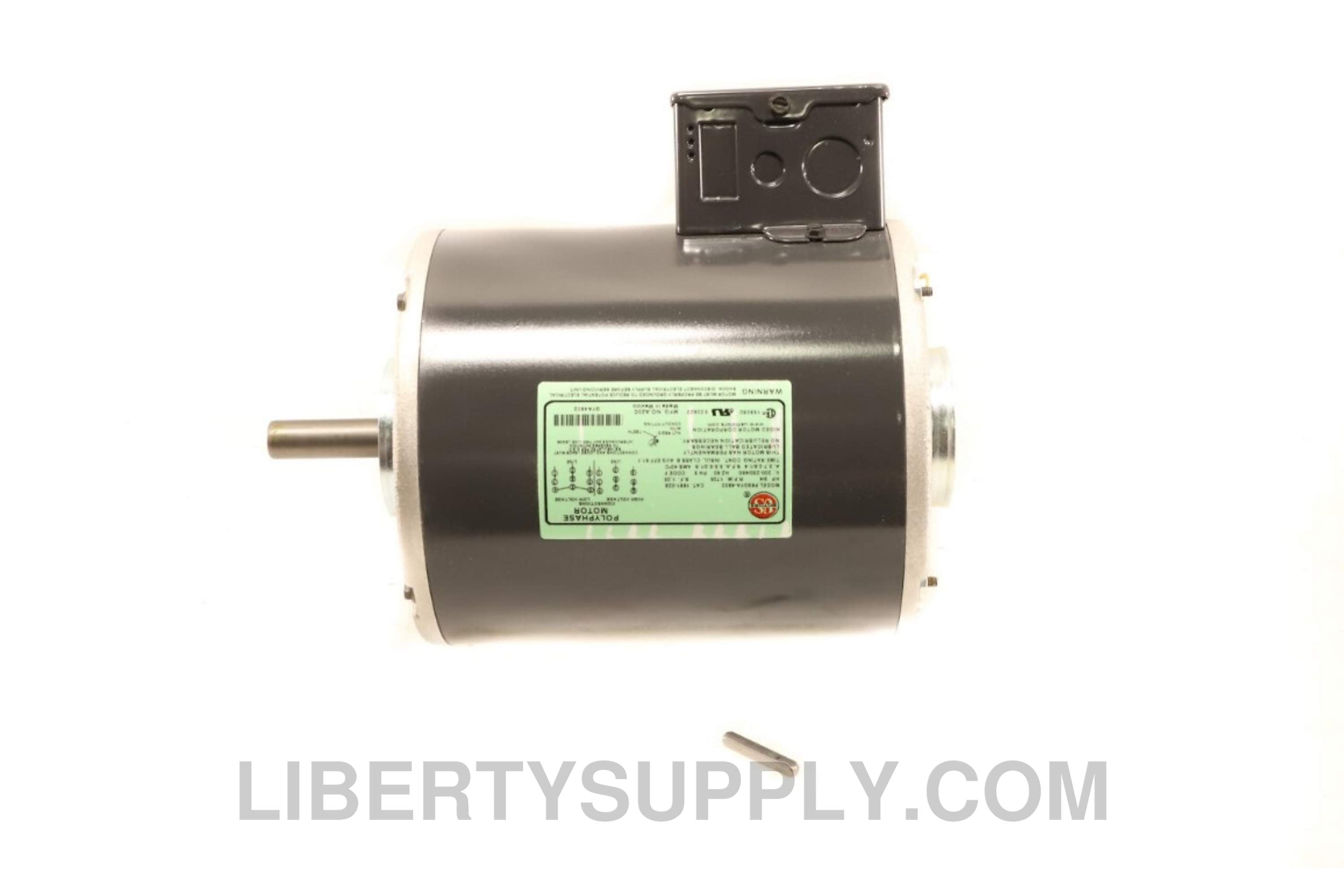 Taco 1661-023, Motor, 3/4 Hp, 200-230/460/60/3 1750 Rpm, Odp, Frame: 56 Resilient Mount