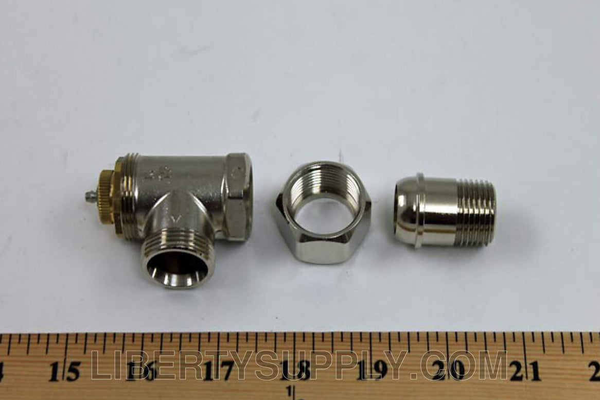 Taco 1/2" NPT Brass Thermostatic Radiator Valve 5423