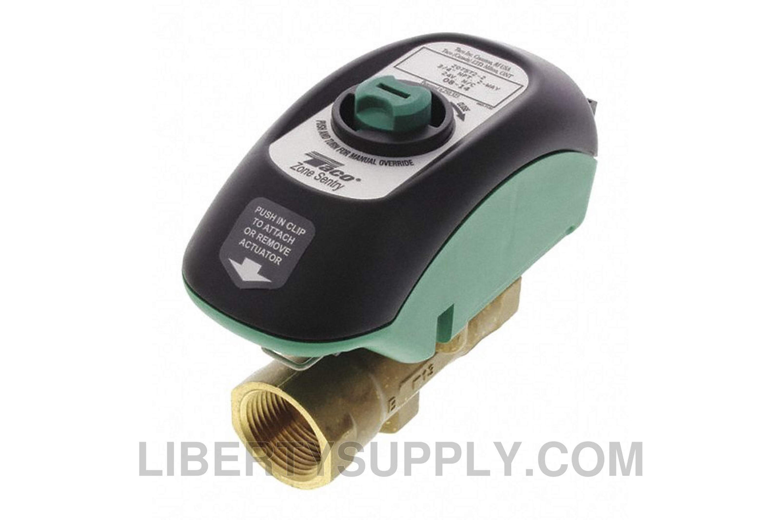 Taco Z050T2-3, Zone Valve, 1/2" NPT, 2-Way, N.C., 24V