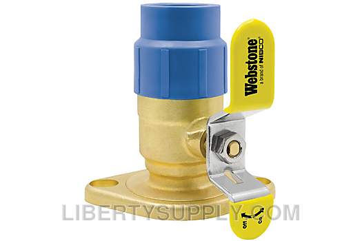 Webstone RCT-10140W 1-1/4" x 1-1/4" Female PP-RCT Metric Socket x Rotating Flange Isolator PP-RCT H-101405WHV