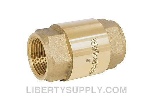 Webstone 3/8" x 3/8" FIP Low Pressure Spring Check Valve H-10741W