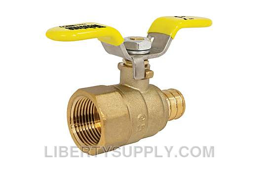 Webstone PEX-3170W 1/2" x 1/2" F1960 PEX Brass Ball Valve H-14702WSSW