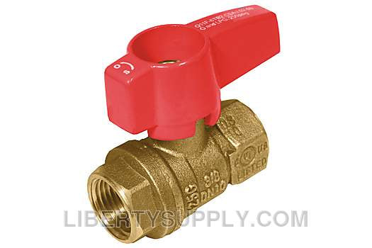 Webstone THD-2256 3/8" x 3/8" FIP Gas Ball Valve H-22561