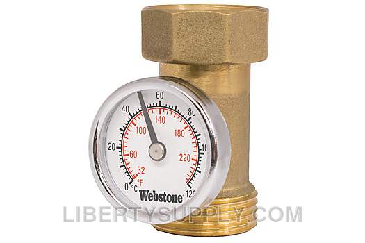 Webstone Dual Scale Temperature Gauge H-32000W