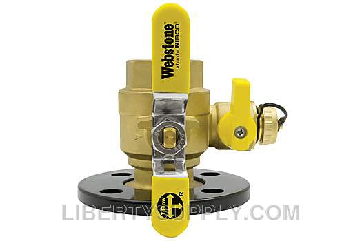 Webstone THD-X141-RF 2" x 2" FIP x Rotating Flange Isolator w/Drain H-41417HV-RF400