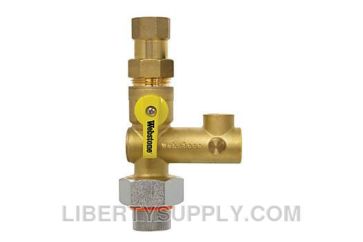 Webstone 3/4" Pro-Pal Dielectric Water Heater Supply Valve H-41663W