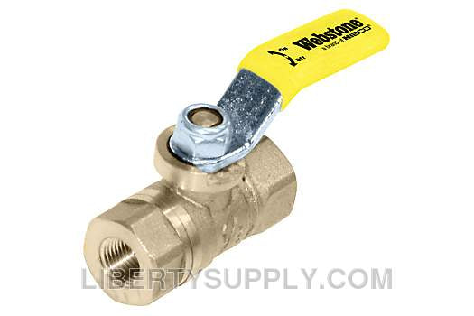 Webstone THD-X169 1/4" x 1/4" FIP Mini Ball Valve H-41699