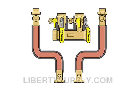 Webstone 1-1/4" x 1" FIP Heat Only Complete Near Boiler Kit H-4CC4-NBHK